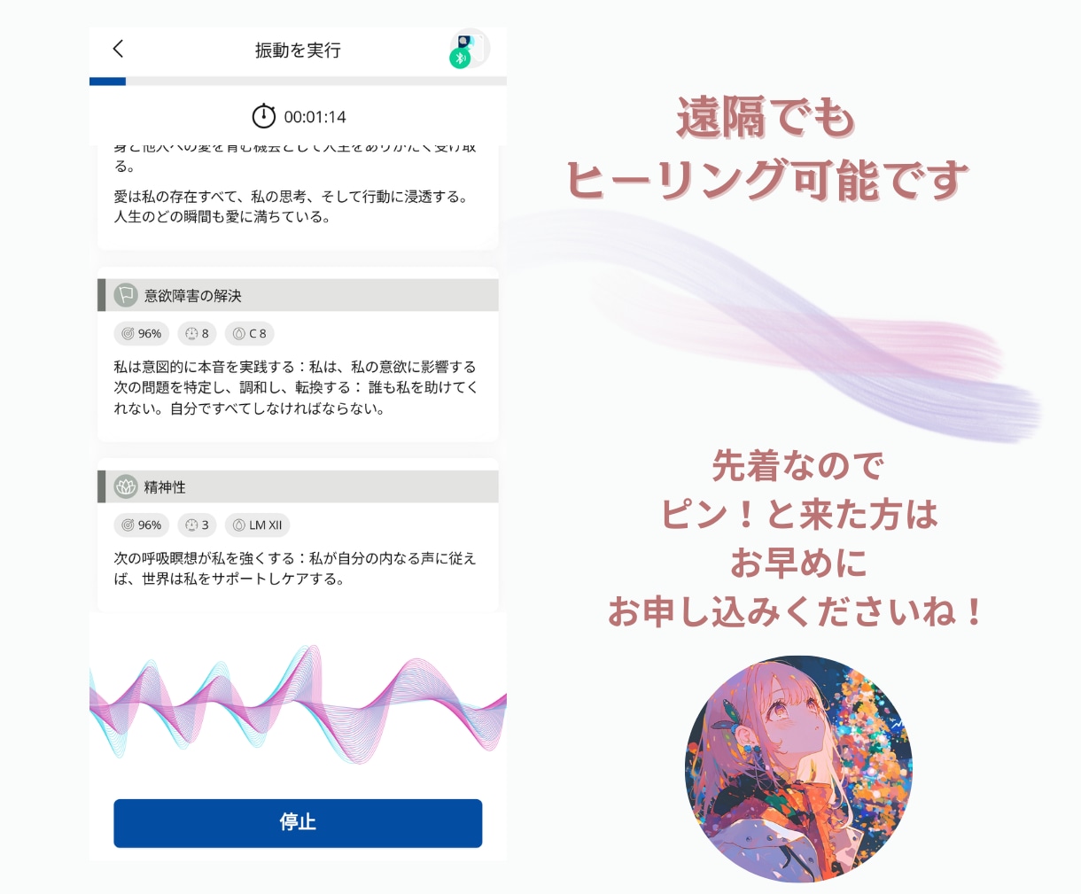 メンタルブロック解除/理想の未来へ導きます 波動調整器で過去世や先祖代々引き継ぐ不要なエネルギーの浄化 イメージ4