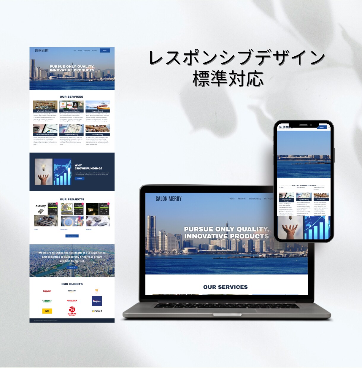 WordPressでオリジナルデザインHP作ります 英語ページにも対応でグローバル化！（オプション） イメージ2