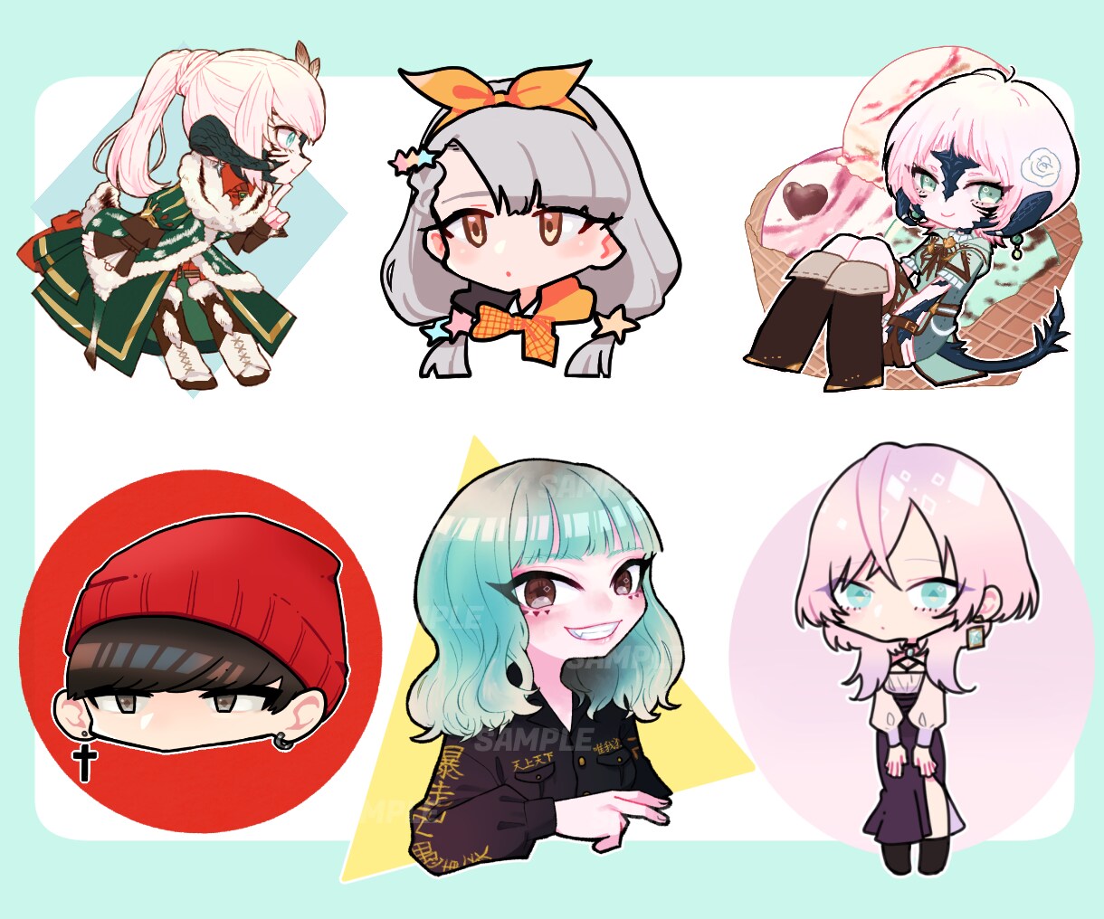 POPでキャッチーなかわいいデフォルメ描きます キャッチーでPOPなかわいいSD、デフォルメイラスト！商用◎ イメージ8