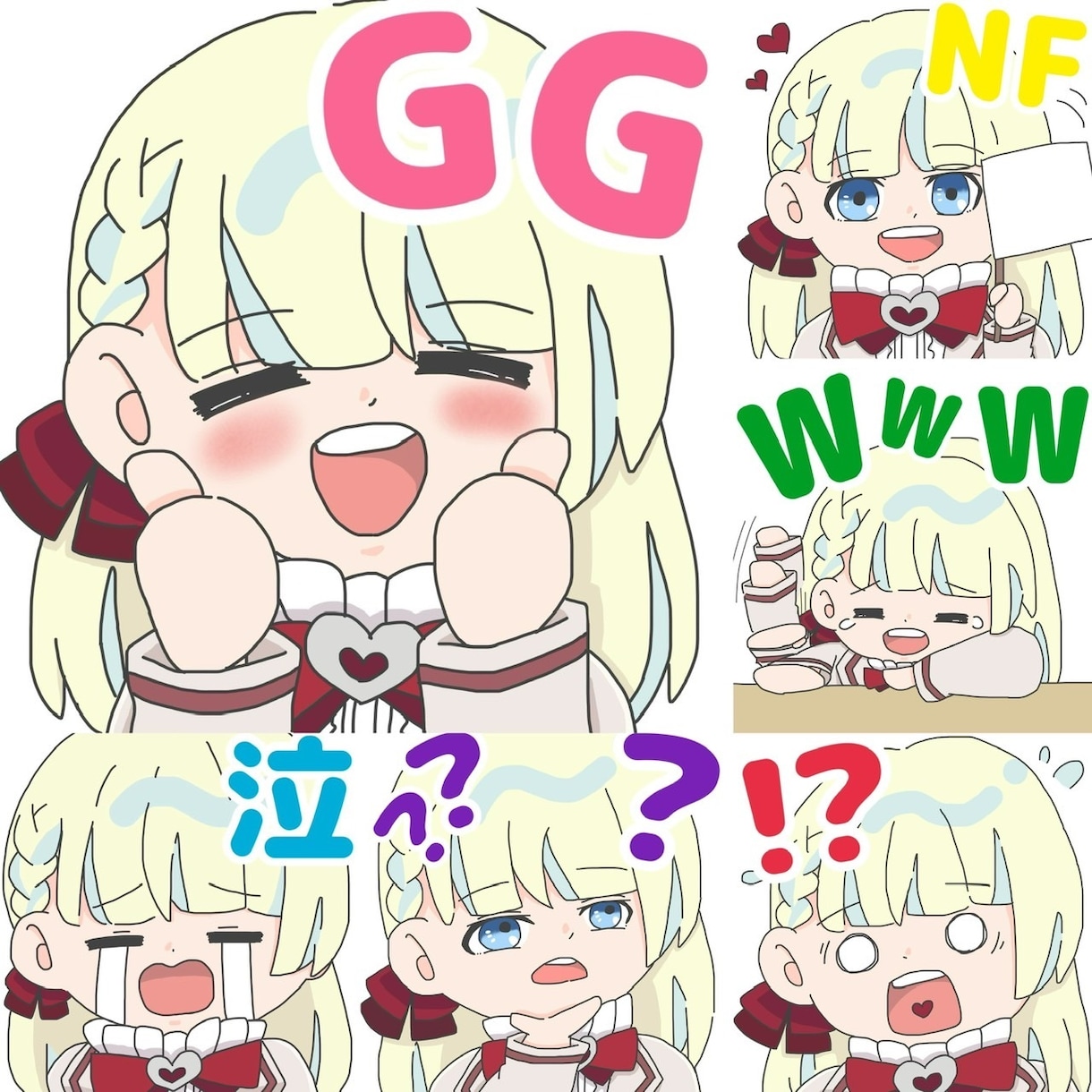 Twitch・LINEスタンプ制作します オリジナルのスタンプで配信を彩りたい方に！3枚で2000円！ イメージ6