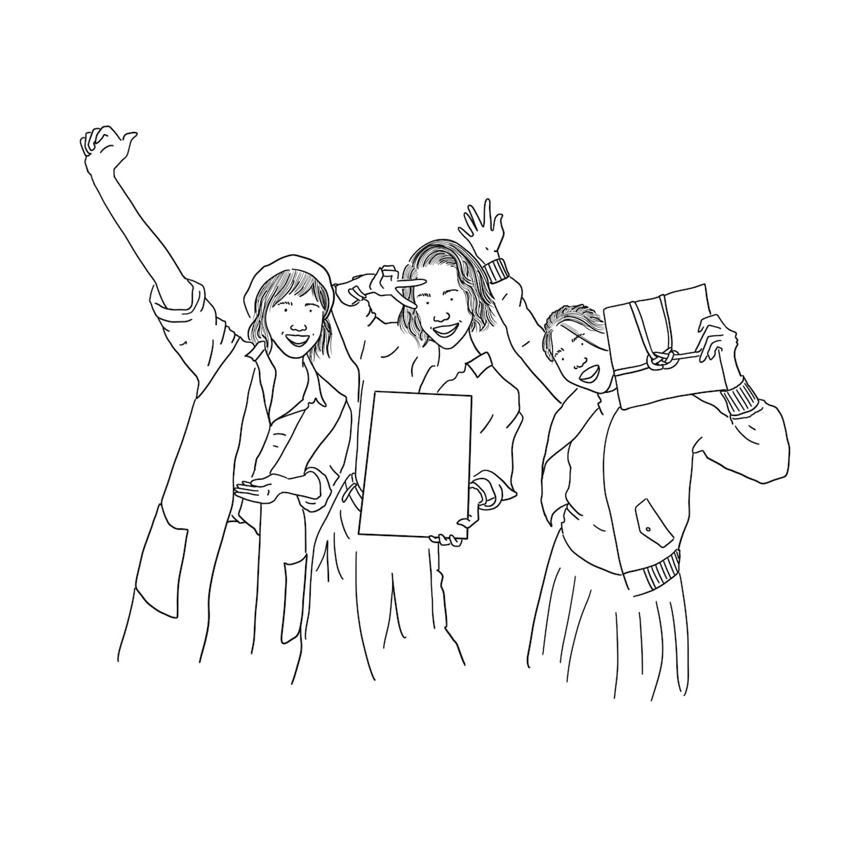 夫婦、カップルの記念日用にイラスト描きます オリジナリティーあるイラストでサプライズで喜ぶ事間違いなし☆ イメージ4