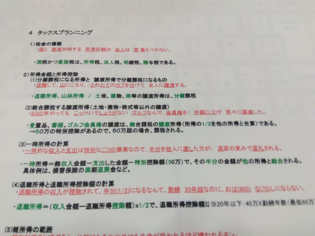 ＦＰ２級試験用の暗記参考書を提供します 独自に考案したＦＰ２級試験問題用の暗記法公開！ イメージ3