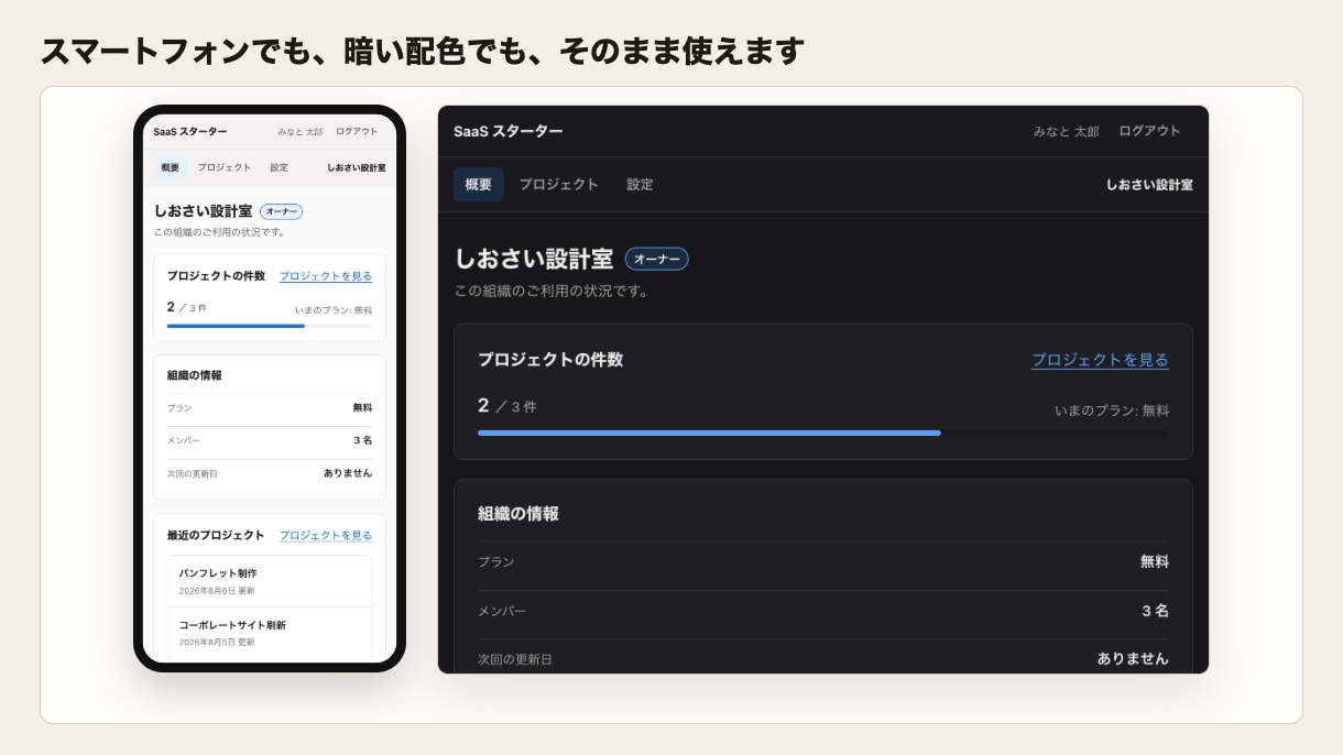 会員制サイト・SaaSの最初の形を構築します ログイン・権限・月額課金まで、動く形でお渡しします イメージ4