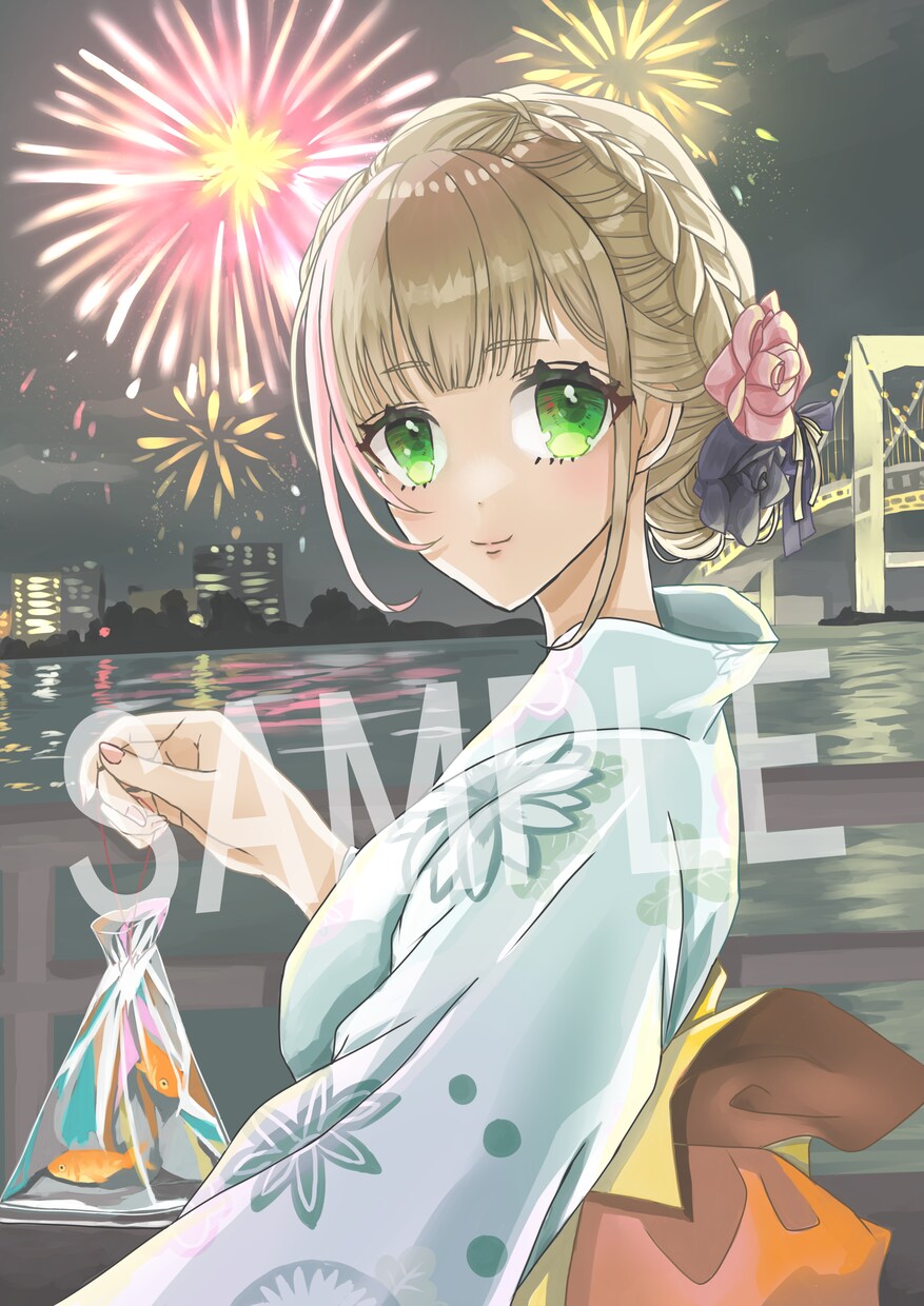 ご要望のシュチュエーション一枚絵を描きます ご要望シュチュエーションで美少女絵描けます。 イメージ1