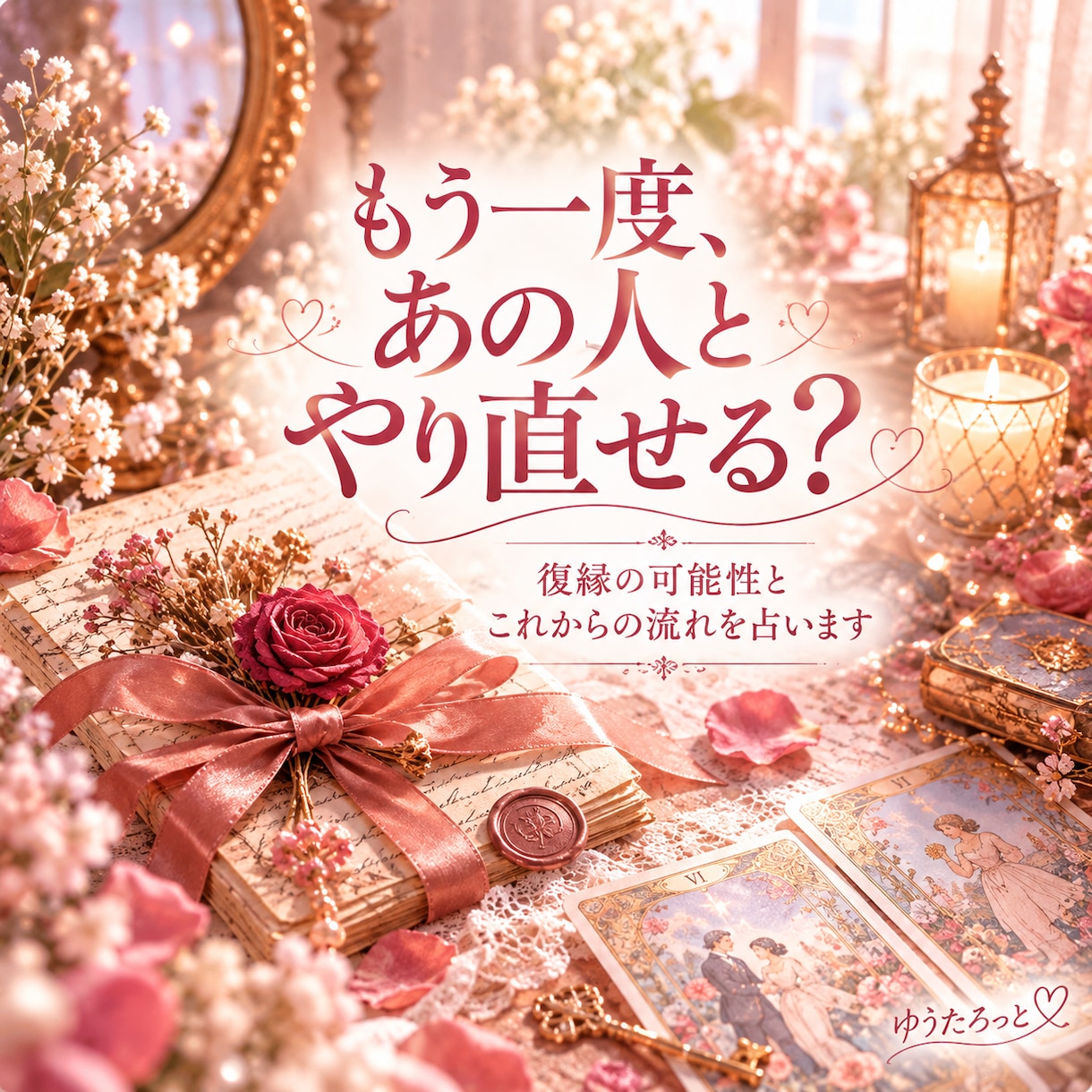 元恋人の気持ちと復縁の可能性を占います もう一度、あの人と。5枚のカードで復縁の可能性を読み解く♡ イメージ1