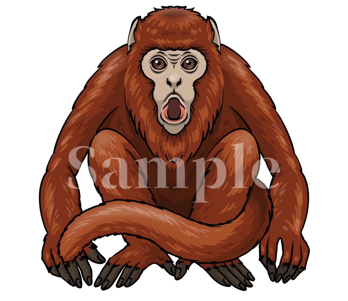 カジュアルなタッチで動物のイラストを作成します ★印刷対応可能！★ユーモアたっぷりの動物イラストをお届け イメージ3
