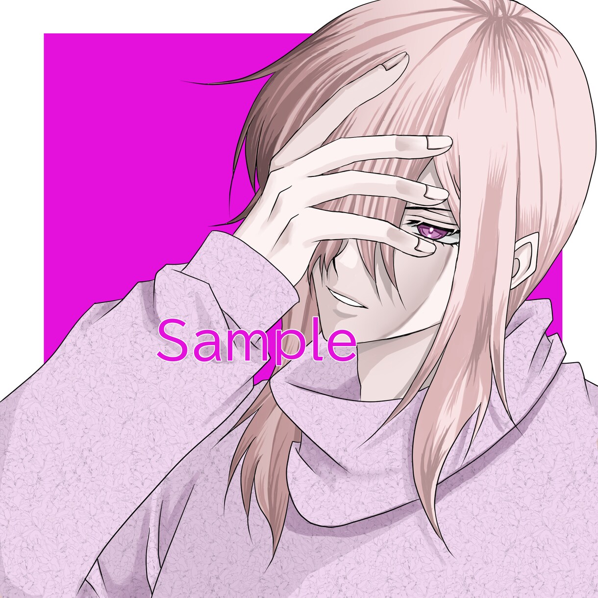 権利譲渡込み！ご希望のNFTアートをお描き致します 可愛い、かっこいい。目を引く人物絵をご希望の方はこちら！ イメージ5