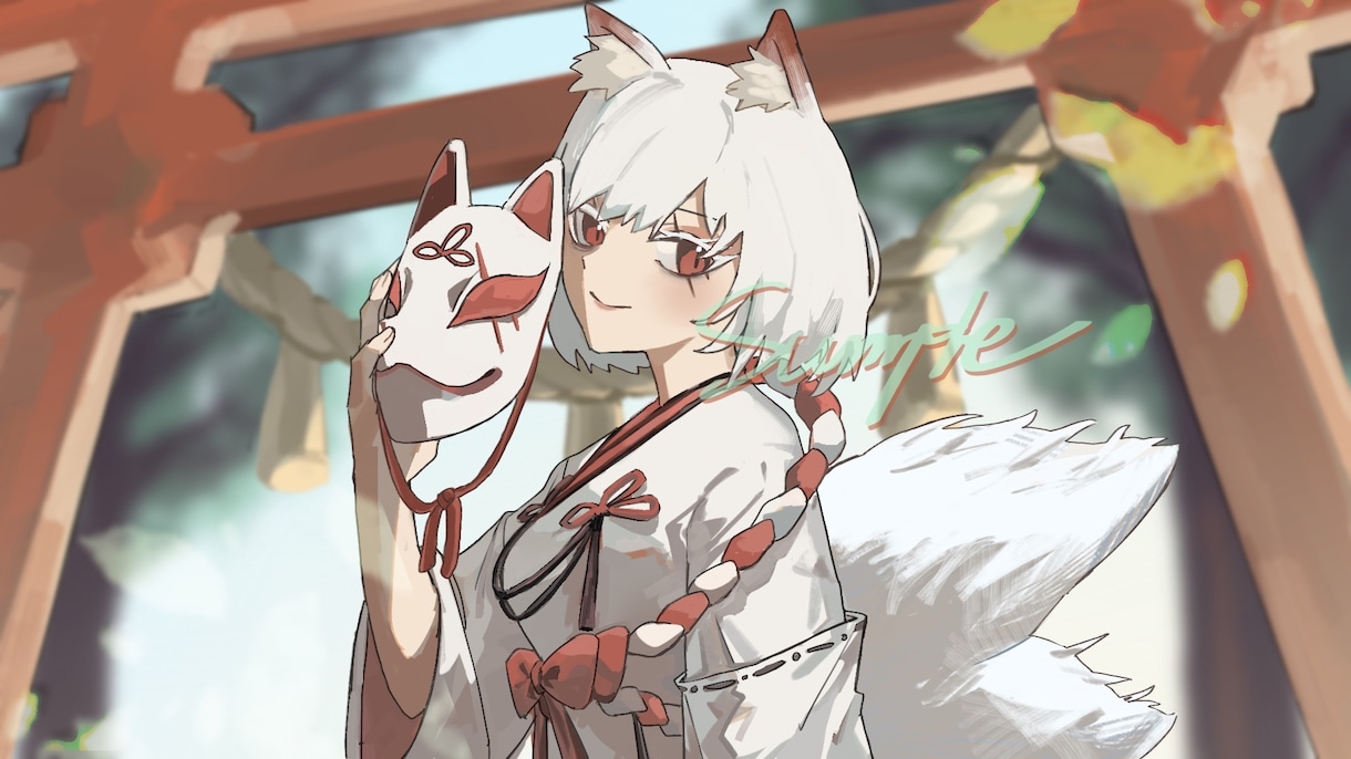 一枚絵から立ち絵までなんでも描きます キャラクターの雰囲気を大事に描きます！ イメージ10