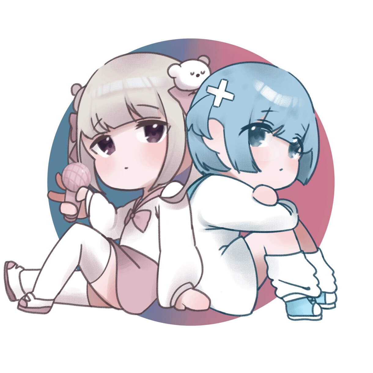 ふわふわなかわいいアイコンお描きします 柔らかなタッチのSNS用アイコン イメージ3
