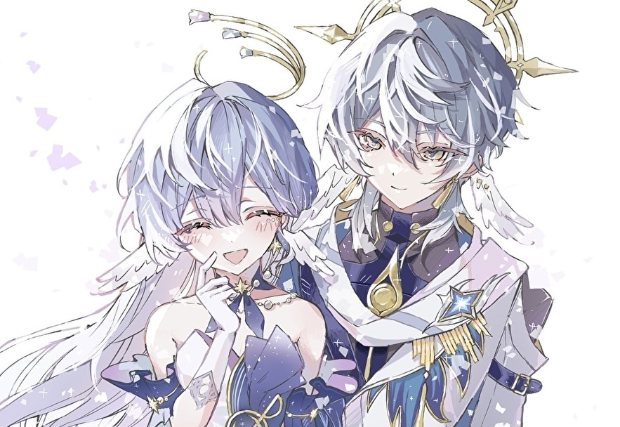 一枚絵、アイコン、サムネイルや夢絵まで全部描きます ご相談だけでも◎ゆるふわでキラキラしたイラストをお届けします イメージ1