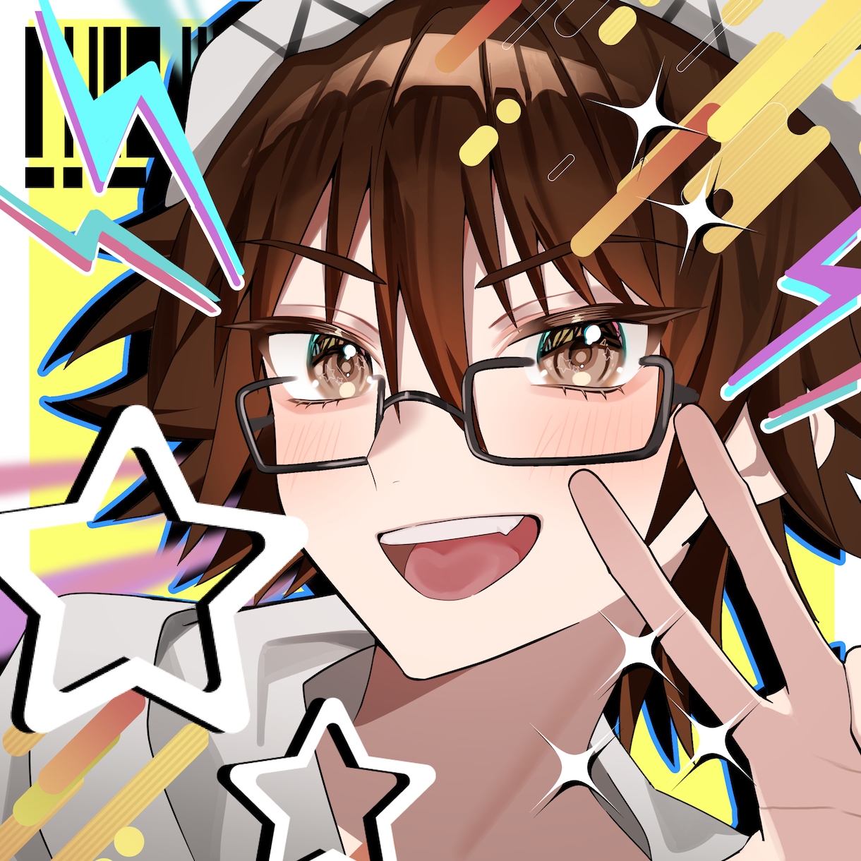 がっつり目を引くアイコン描きます 平均1週間納品！華やか＆儚げなイラストが得意です。男女〇 イメージ1