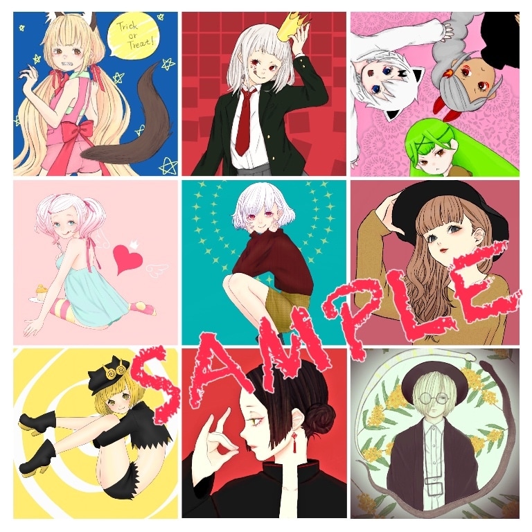SNSアイコン、ヘッダーお描きします オリジナル、版権キャラどちらも可能です。 イメージ4