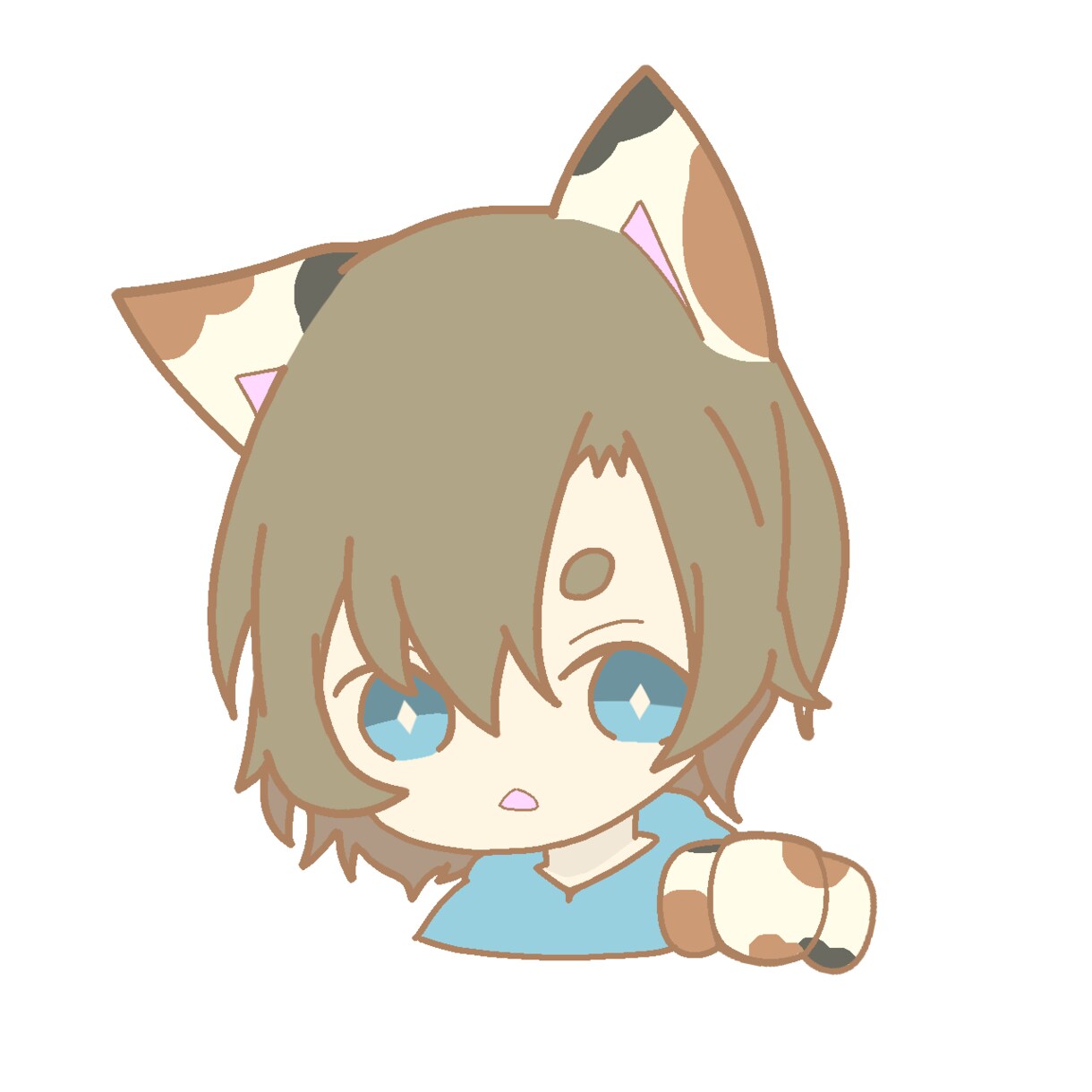 ちびキャラ(バストアップ)描きます 低価格でケモ耳のちびキャラアイコンを描きます イメージ2