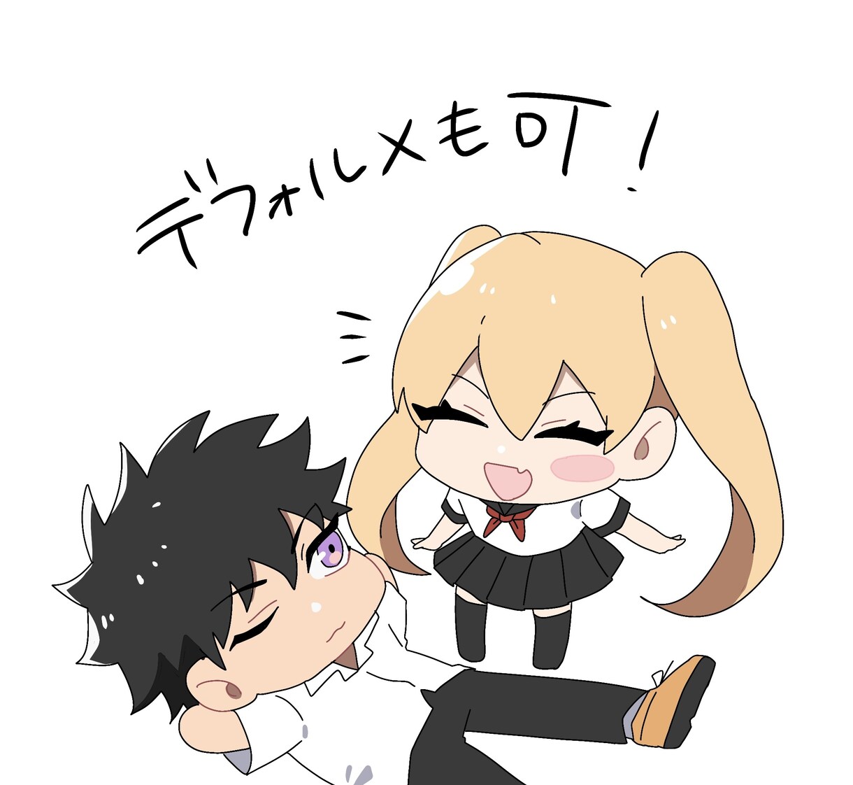 アニメ系のイラスト描きます 女性キャラ男性キャラOK表情豊かに描きます イメージ10