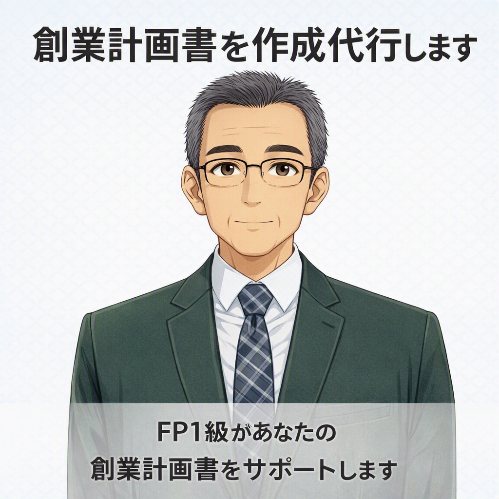 日本政策金融公庫「創業計画書」を作成支援します FP１級があなたの創業計画を作成支援します。 イメージ1