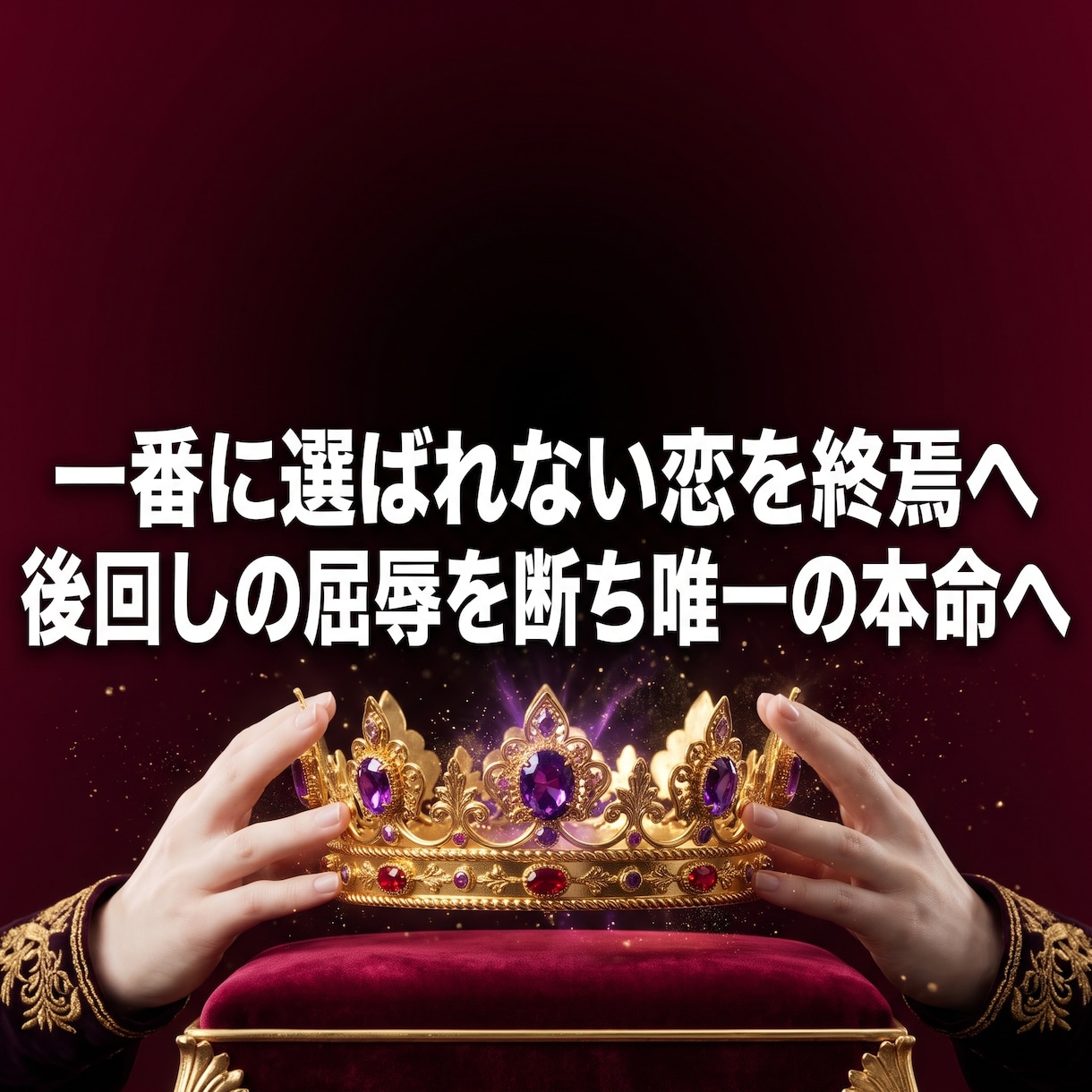 一番に選ばれない恋を塗り替え本命の座へ導きます 後回しにされる屈辱を焼き払い、彼が深く尽くす唯一の本命へ！ イメージ4