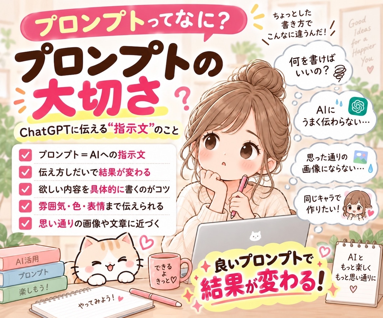 LINEスタンプのプロンプト作成ツールを提供します LINEスタンプ・絵文字作成をもっと簡単に効率化⭐︎ イメージ3