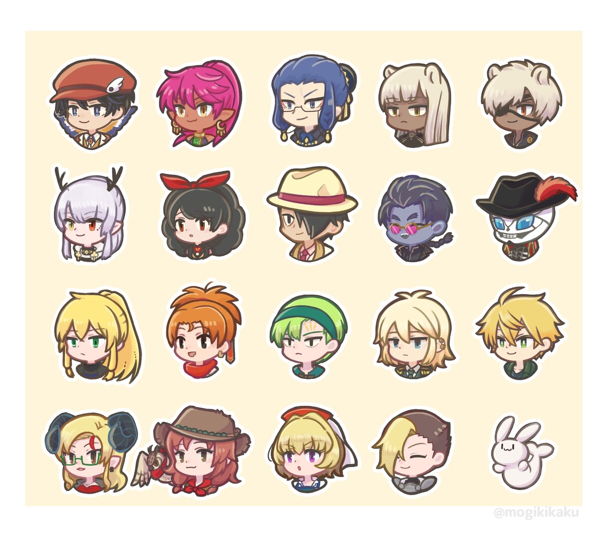 ちみ絵アイコン描きます ふんわりシンプルなデフォルメ絵のアイコンはいかがですか？ イメージ2