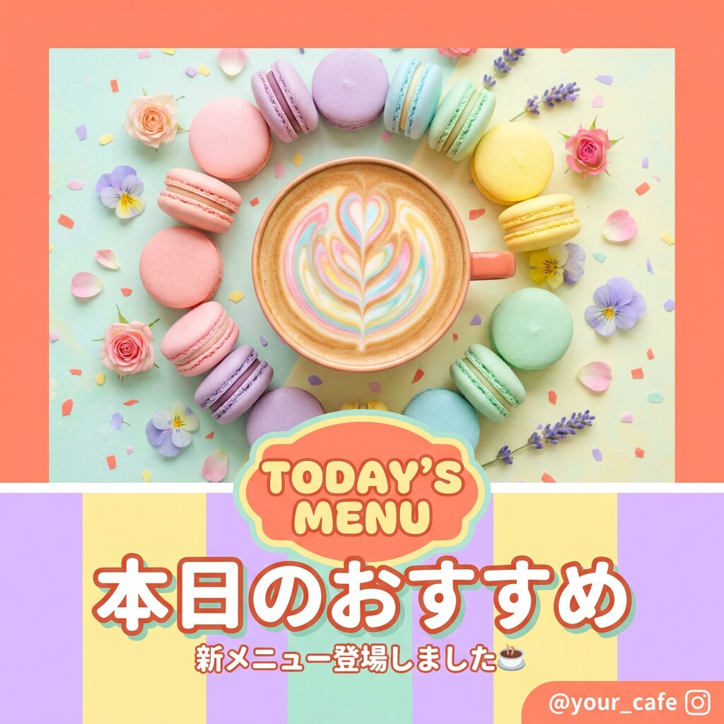AIでSNS投稿画像を作ります デザイン苦手でもおしゃれな投稿画像に！ イメージ2