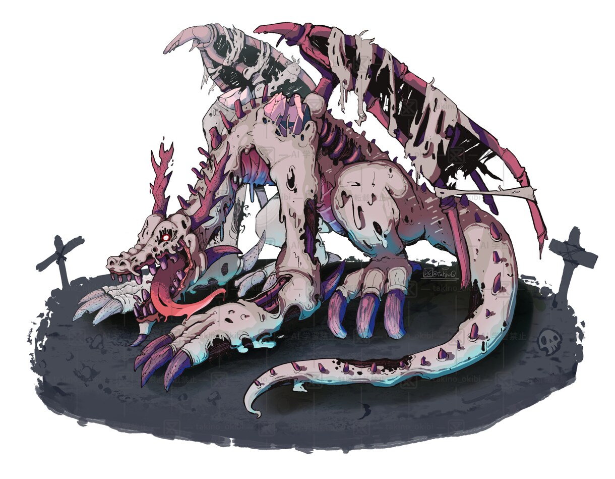 モンスターイラスト制作いたします TRPGなどでご利用いただけるモンスターイラストを制作いたし イメージ1