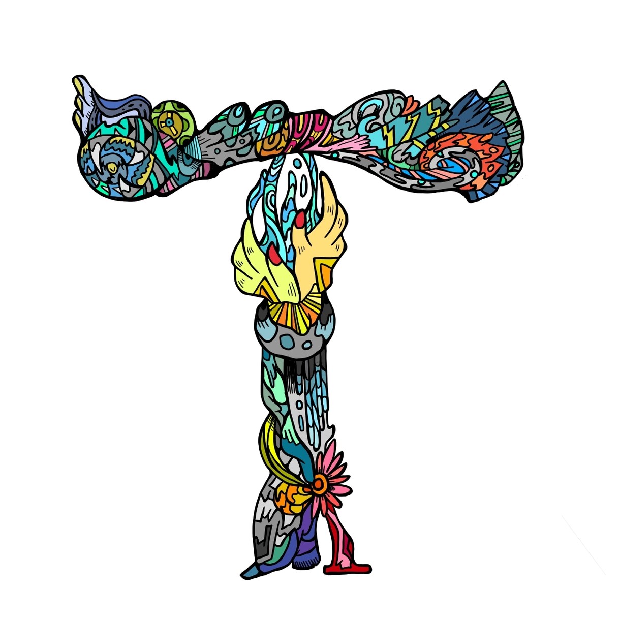 あなたをイメージしたオリジナルイニシャルを描きます アイコンや、ホームページなどにお使いください！ イメージ4
