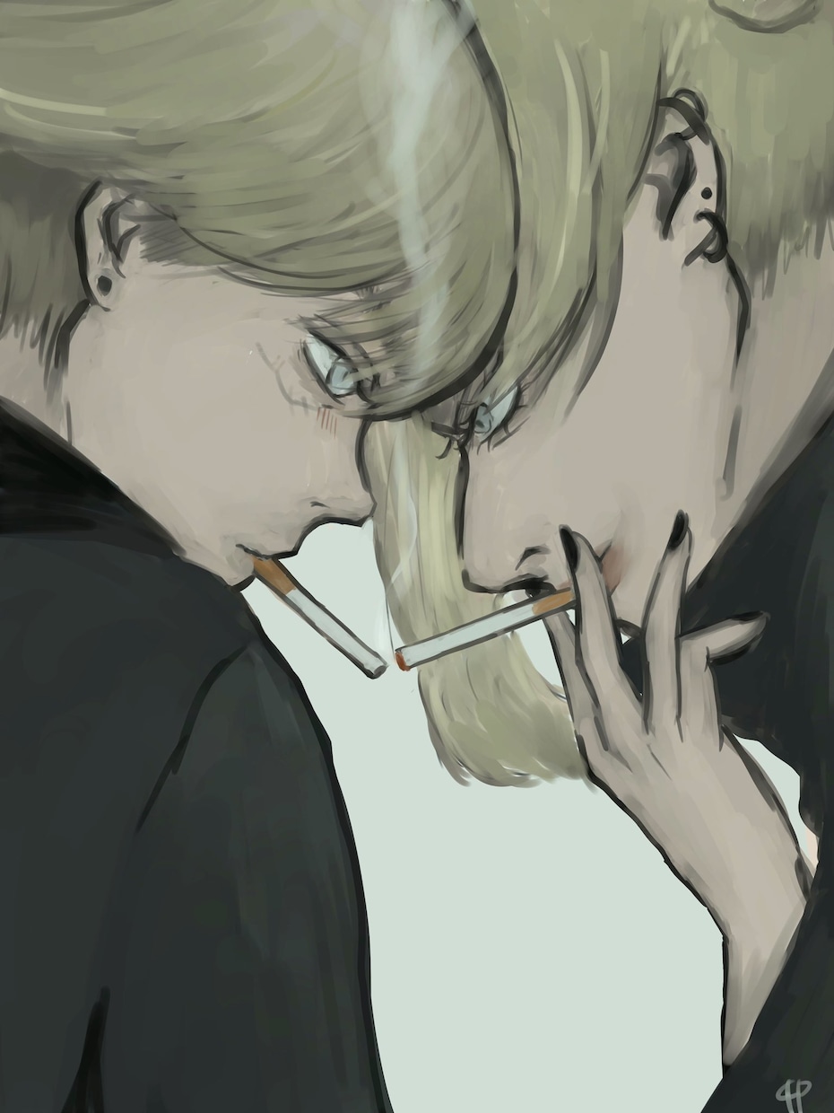 エモーショナルなイラスト描きます アンニュイでダークな人物イラストが得意です！ イメージ7