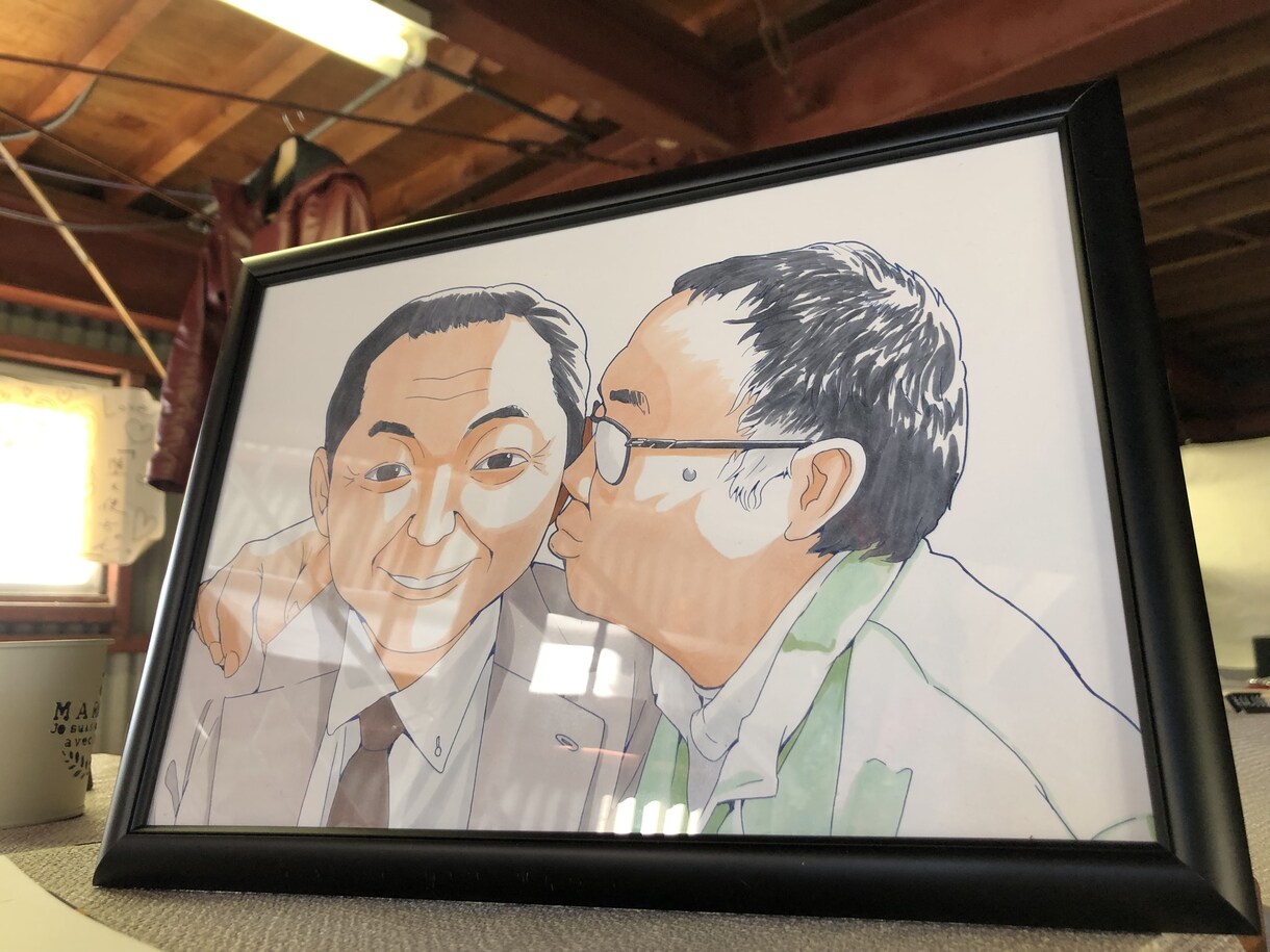 様々な方の似顔絵イラストにお応えします 記念日や日々の感謝のためにいかがでしょうか。ペットも可です イメージ3
