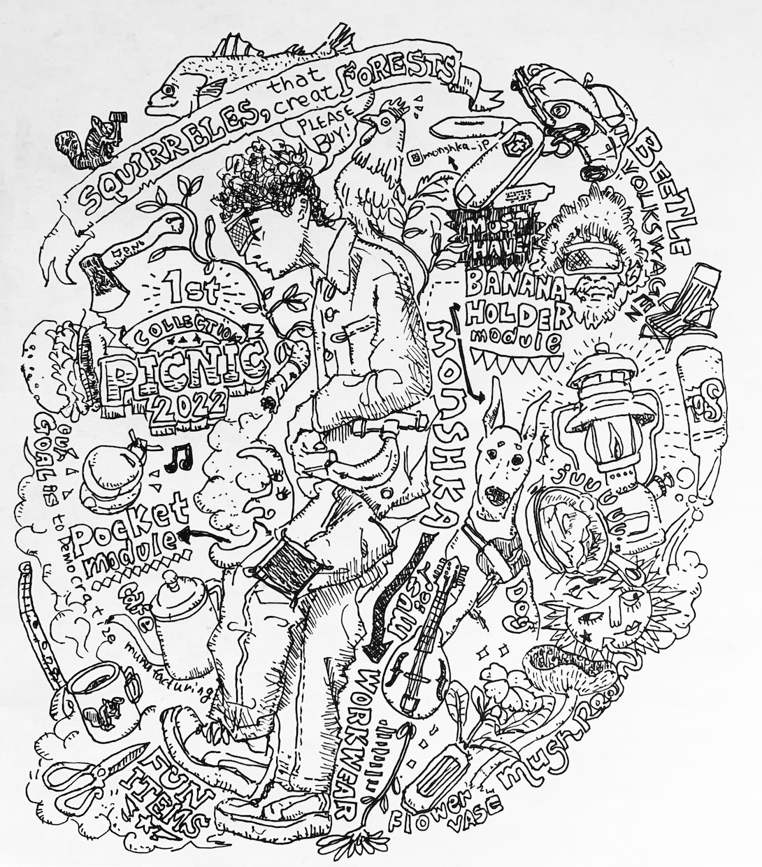 お洒落なイラスト作成します カフェや美容室のスタッフさんの似顔絵にピッタリ イメージ2