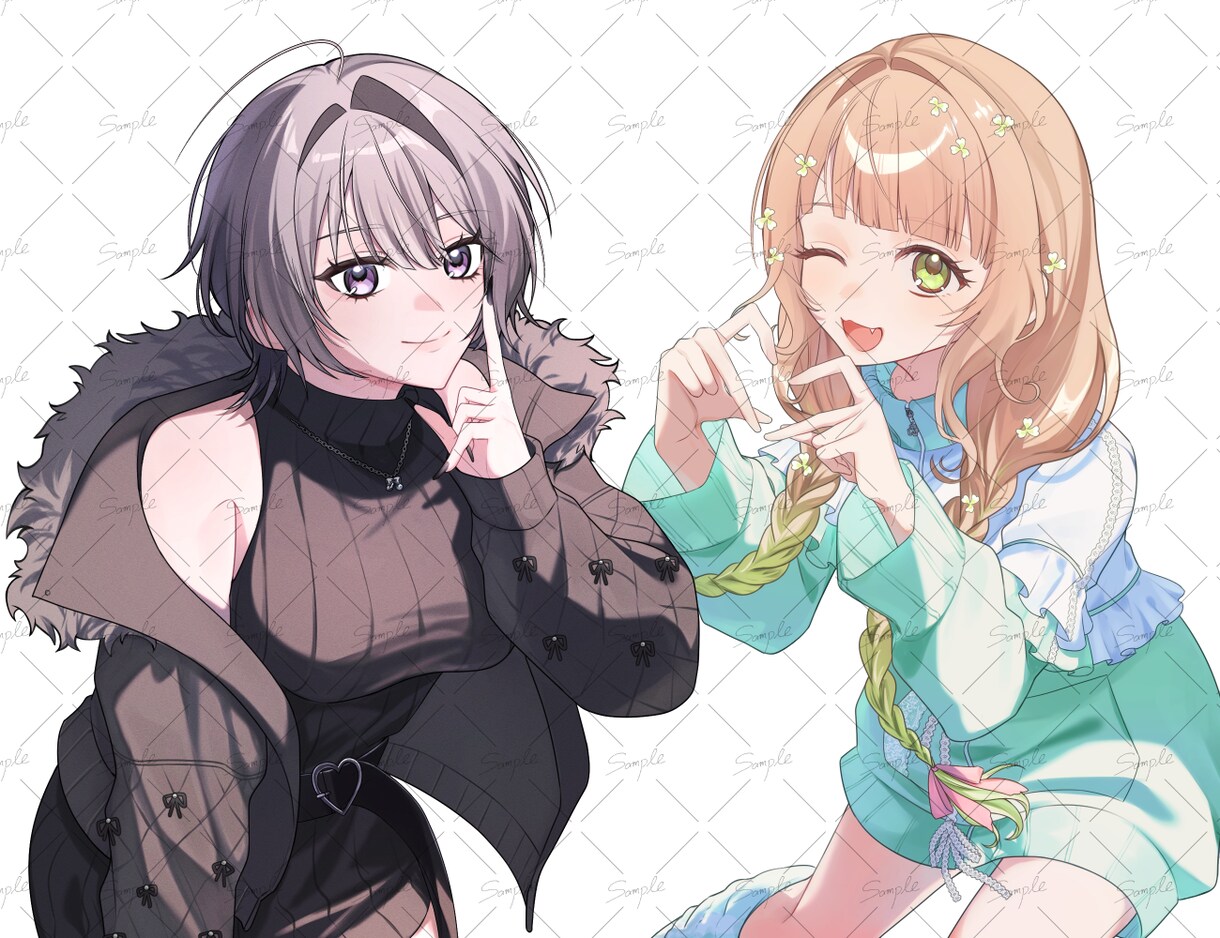 創作・配信活動向けイラスト制作します 空気感や感情表現を大切にしています イメージ5