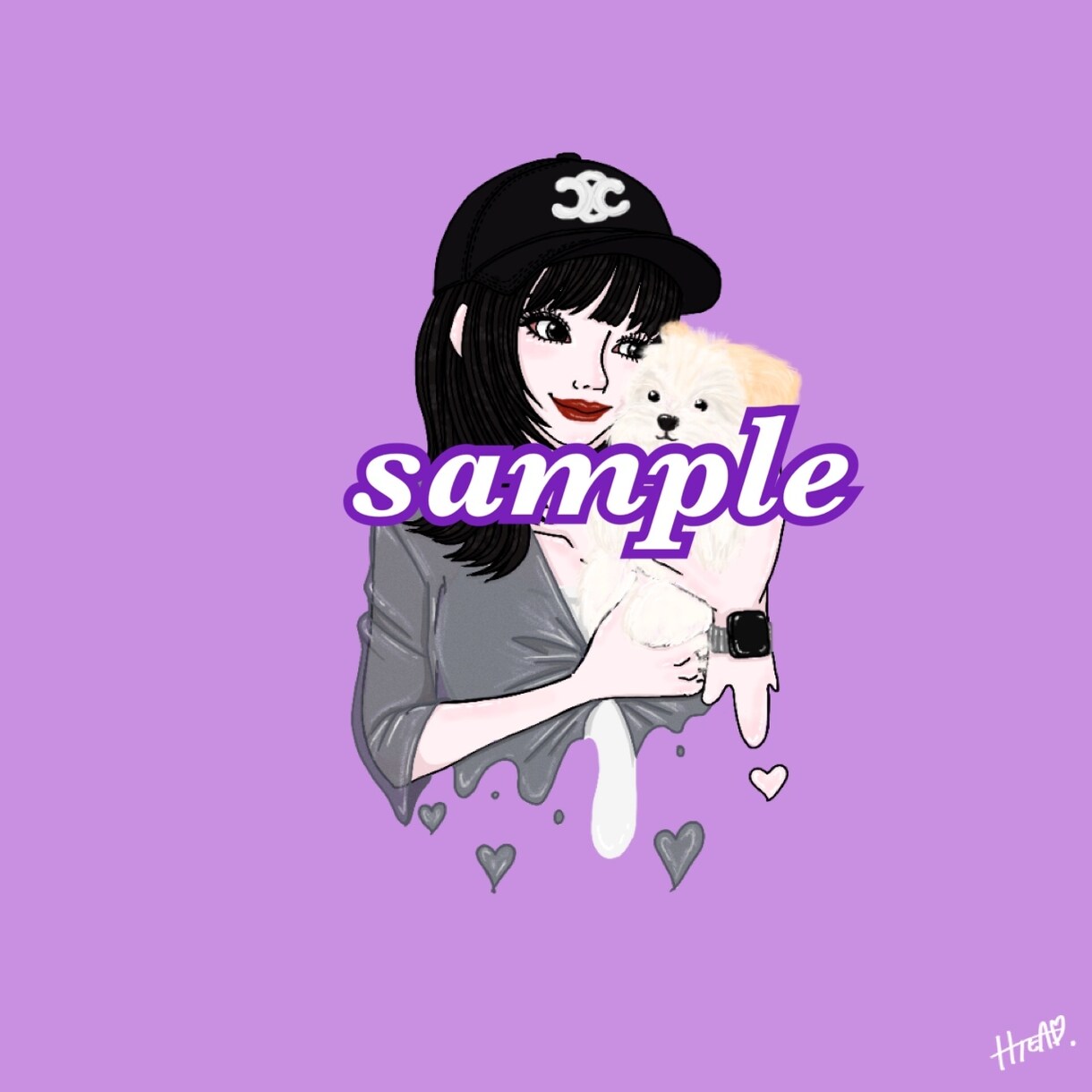 KAWII♡イラスト描きます あなたのsnsアイコンKAWI♡くしちゃいますっ！！ イメージ5