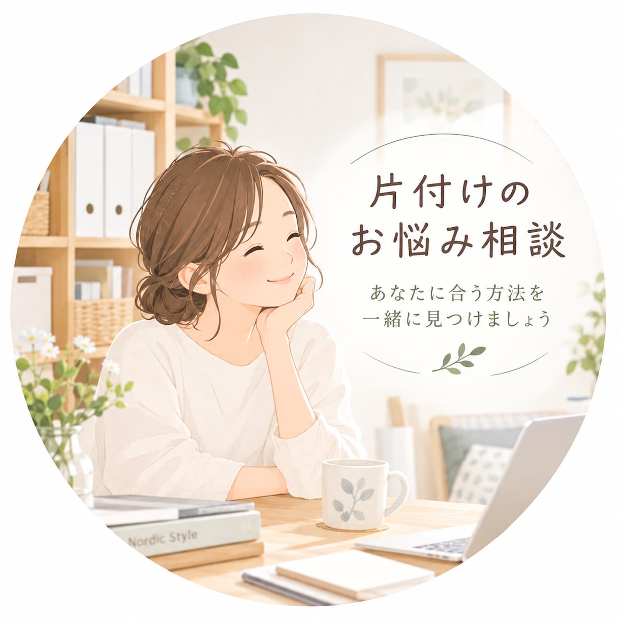 あなたに合う整理収納を一緒に考えます 片付けが苦手でも大丈夫。一緒に無理なく整えます。 イメージ1