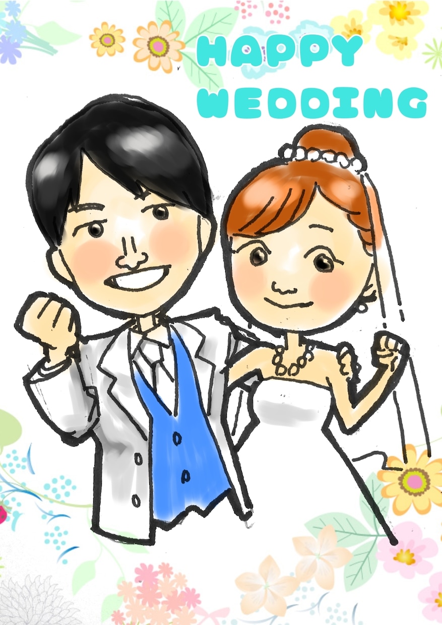かわいい似顔絵イラスト描きます SNSアイコンやプレゼントなどにいかがですか？ イメージ3