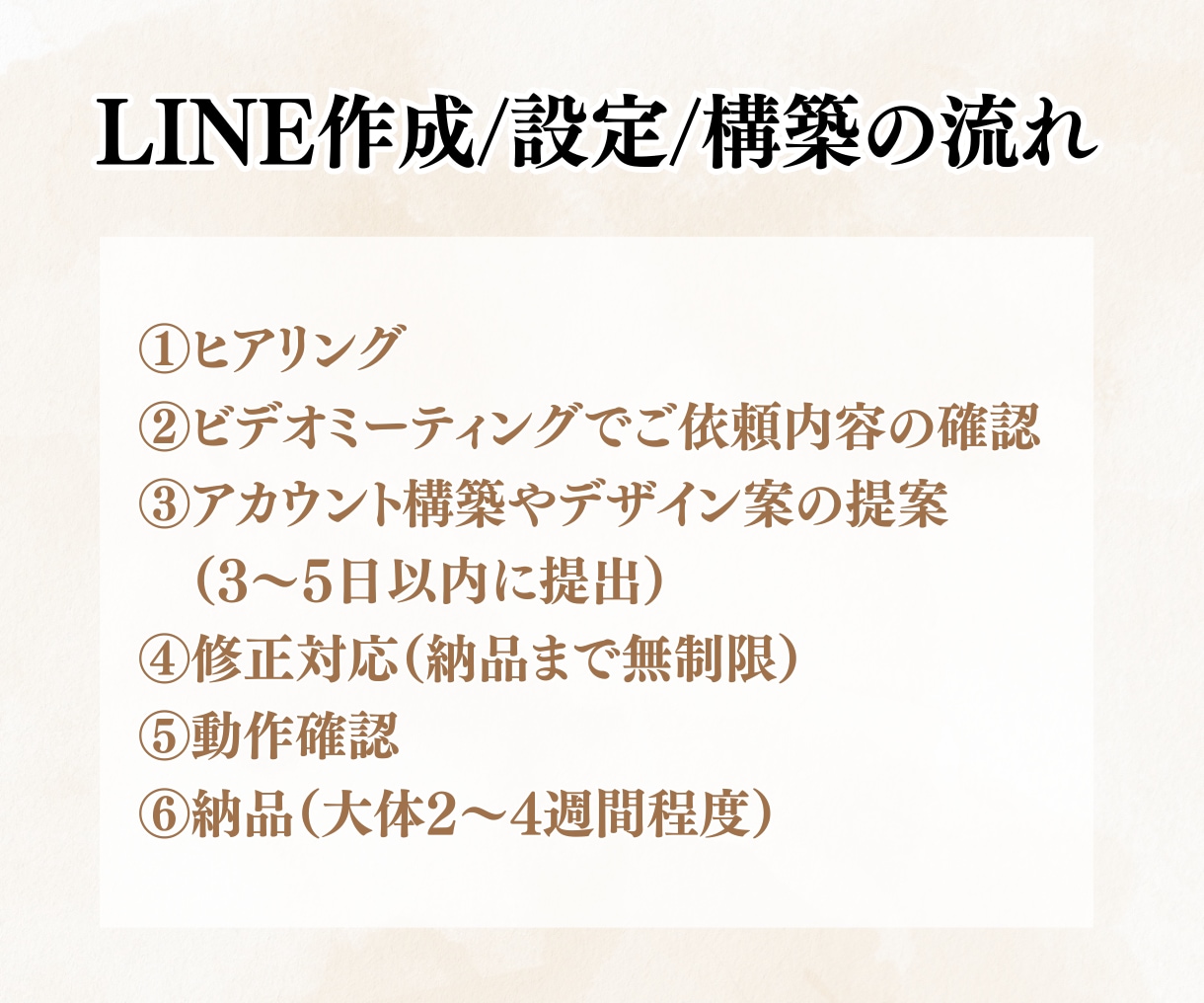 LINE公式アカウントの運用をサポートいたします 初心者も安心！LINE運用をまるっとサポート！ イメージ2