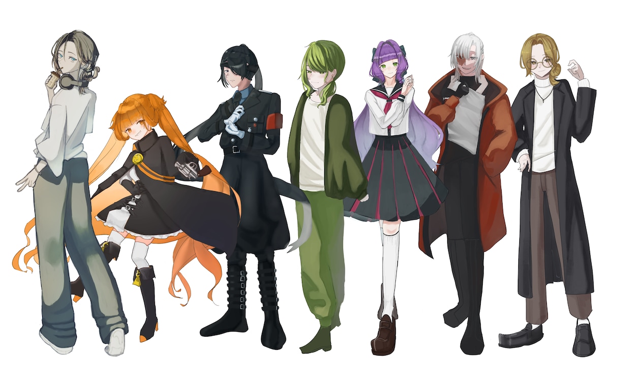 TRPGの立ち絵を描きます 愛のこもったあなたの探索者様を描かせてください！ イメージ1