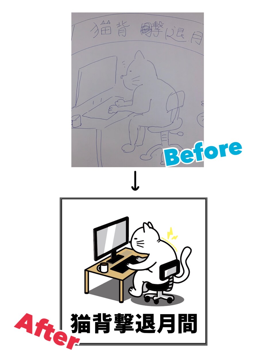 手書きイラストをデータ化します 安心のクオリティ！オプション多数で理想を形にします！ イメージ5