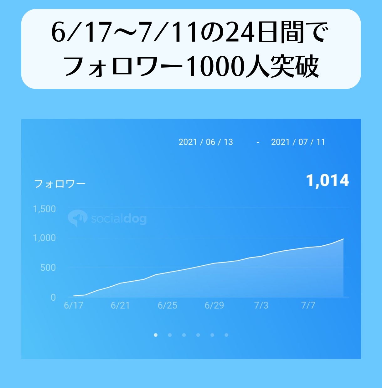 バズり無しでもTwitterフォロワーは増やせます たった24日でフォロワー1000人獲得した方法 イメージ3