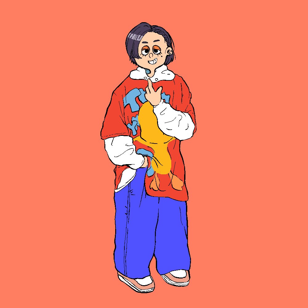 イラストアイコン描きます 古着ファッション可愛いイラスト描きます！ イメージ8