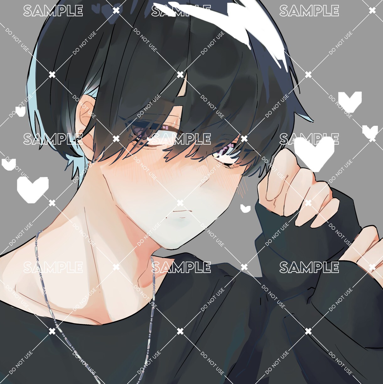 目を引くアイコンお描きします Twitter等のアイコンを夢絵からなんでもお描きします イメージ2