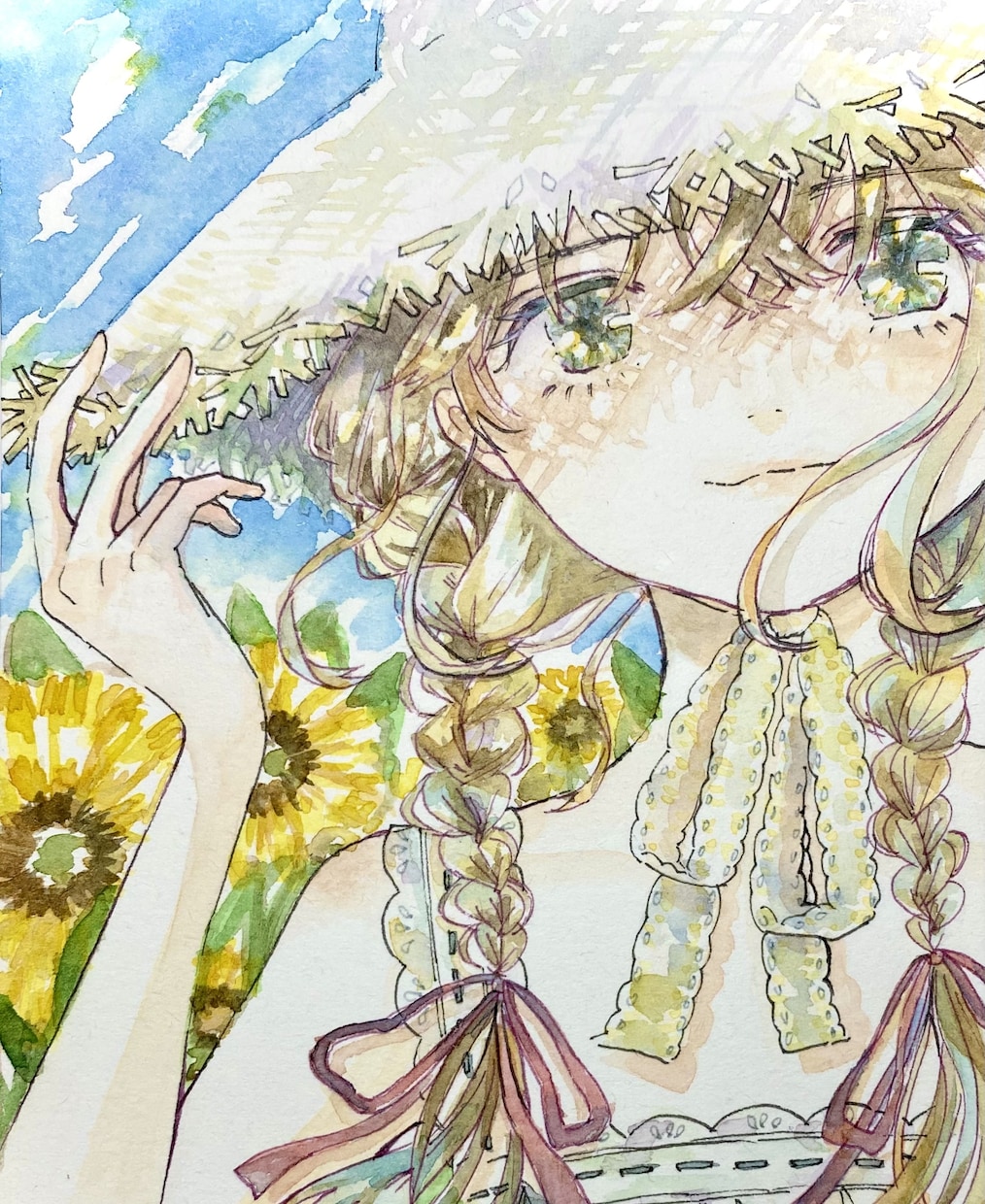 柔らかくて可愛い女の子描きます アナログイラストの温かみが好きな人へ イメージ2