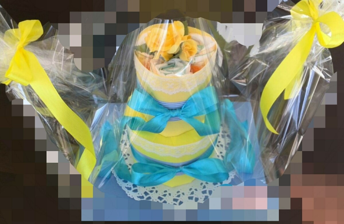 シンプルなおむつケーキを作ります オンリーワンのプレゼントを贈りませんか？ イメージ3