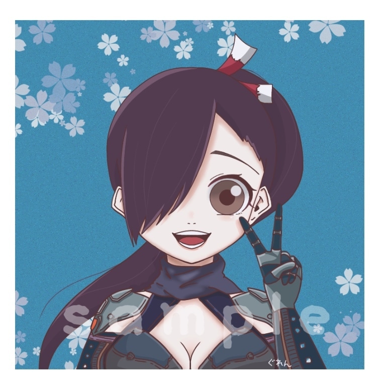 あなただけのキャラアイコン制作します SNSとゲーム用アイコンにお使いできるサイズです イメージ2