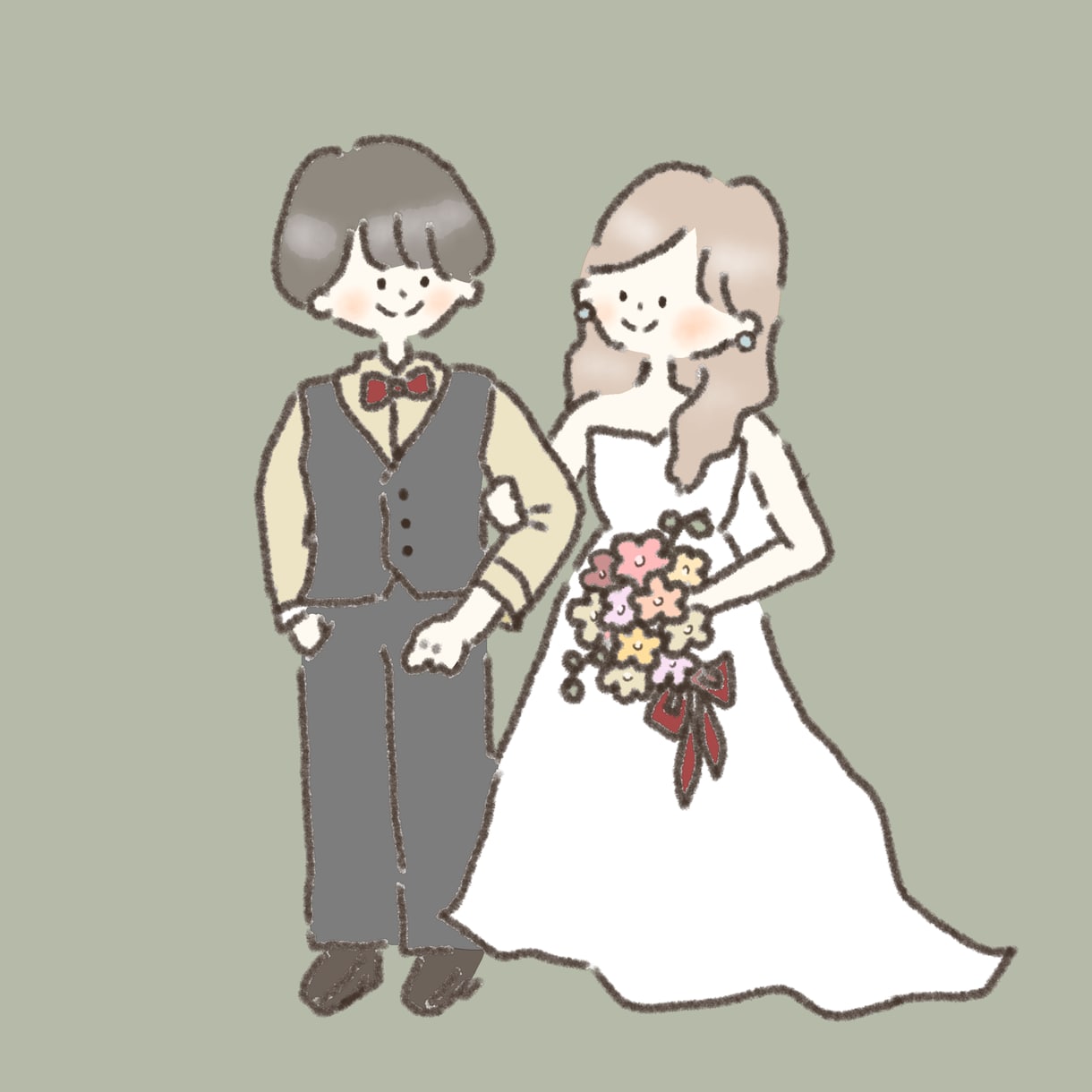 SNSで使えるゆるかわイラスト作成します ゆるかわテイストの似顔絵をアイコンにしませんか？ イメージ4
