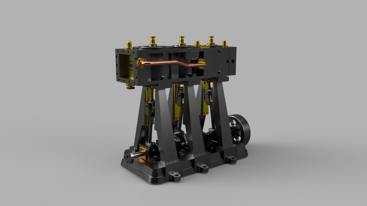 ３Dデータ作成いたします ２D図面やラフ画像から３Dモデルを作成いたします！ イメージ1