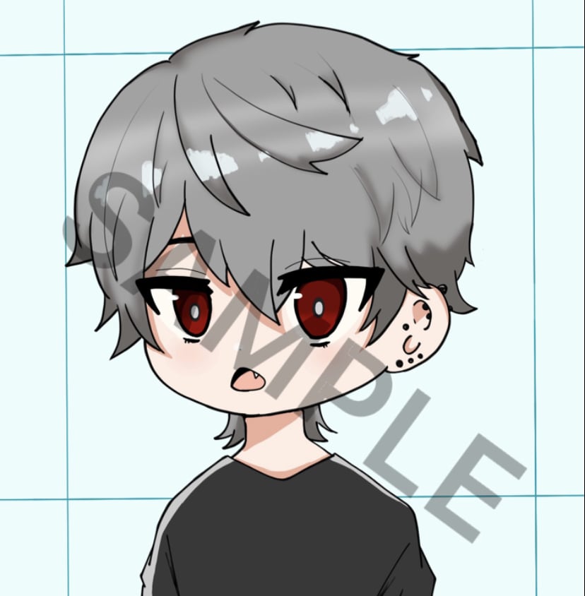 Twitterなどで使いやすいミニキャラを描きます かっこいいも可愛いも描きます。 イメージ1