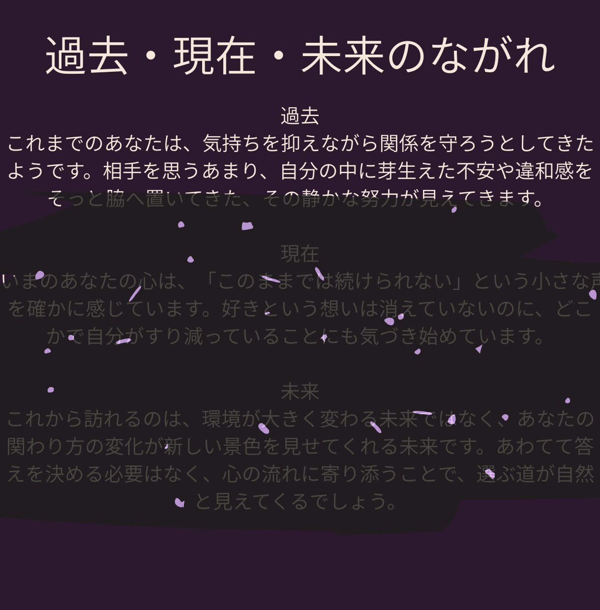恋愛のモヤモヤを言葉にします 相手の気持ちより先に、あなたの本音を翻訳する恋愛タロット鑑定 イメージ7