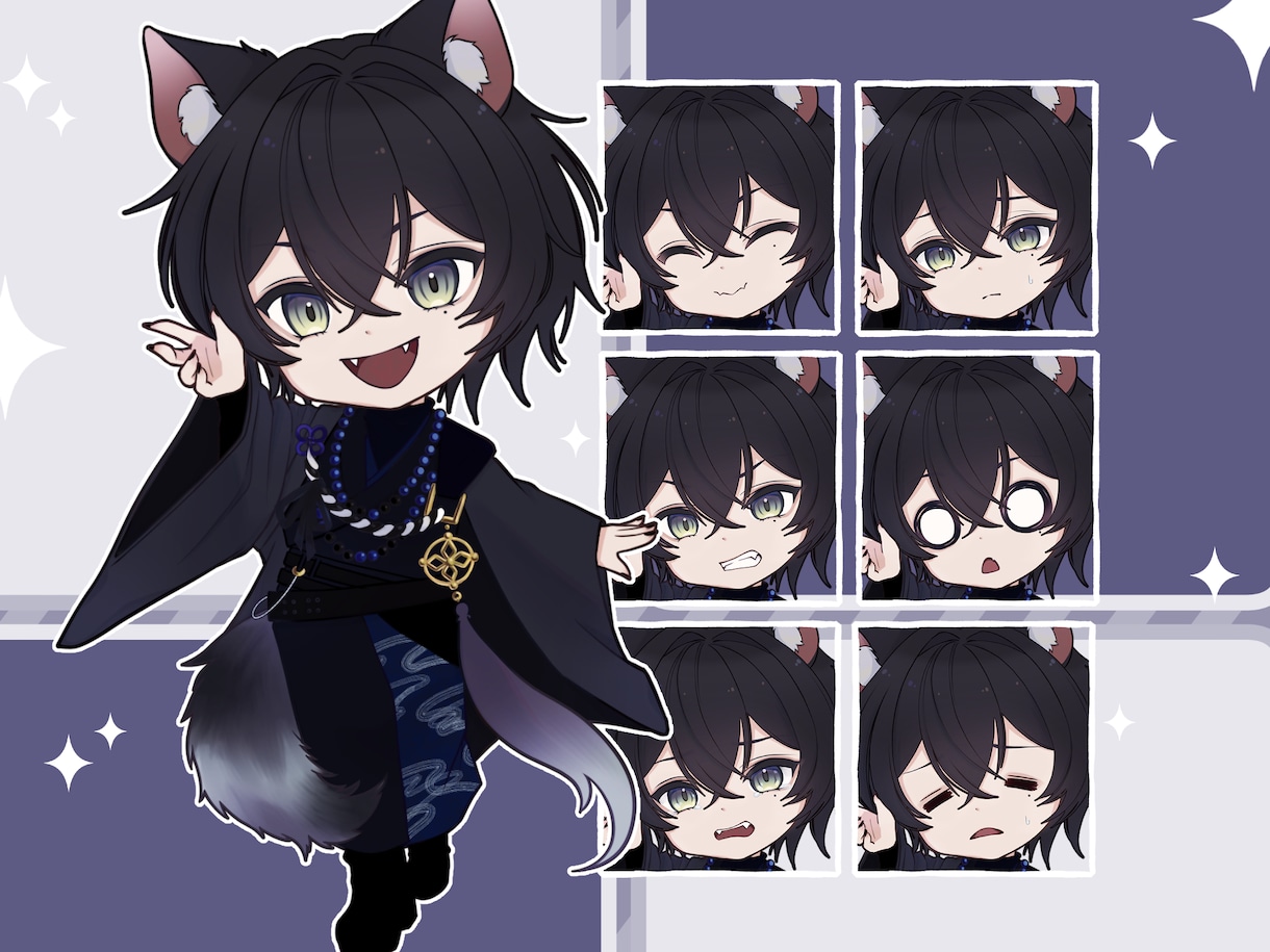 ぷにっとかわいいミニキャラ全身描きます ぷにっとかわいいデフォルメイラスト イメージ5