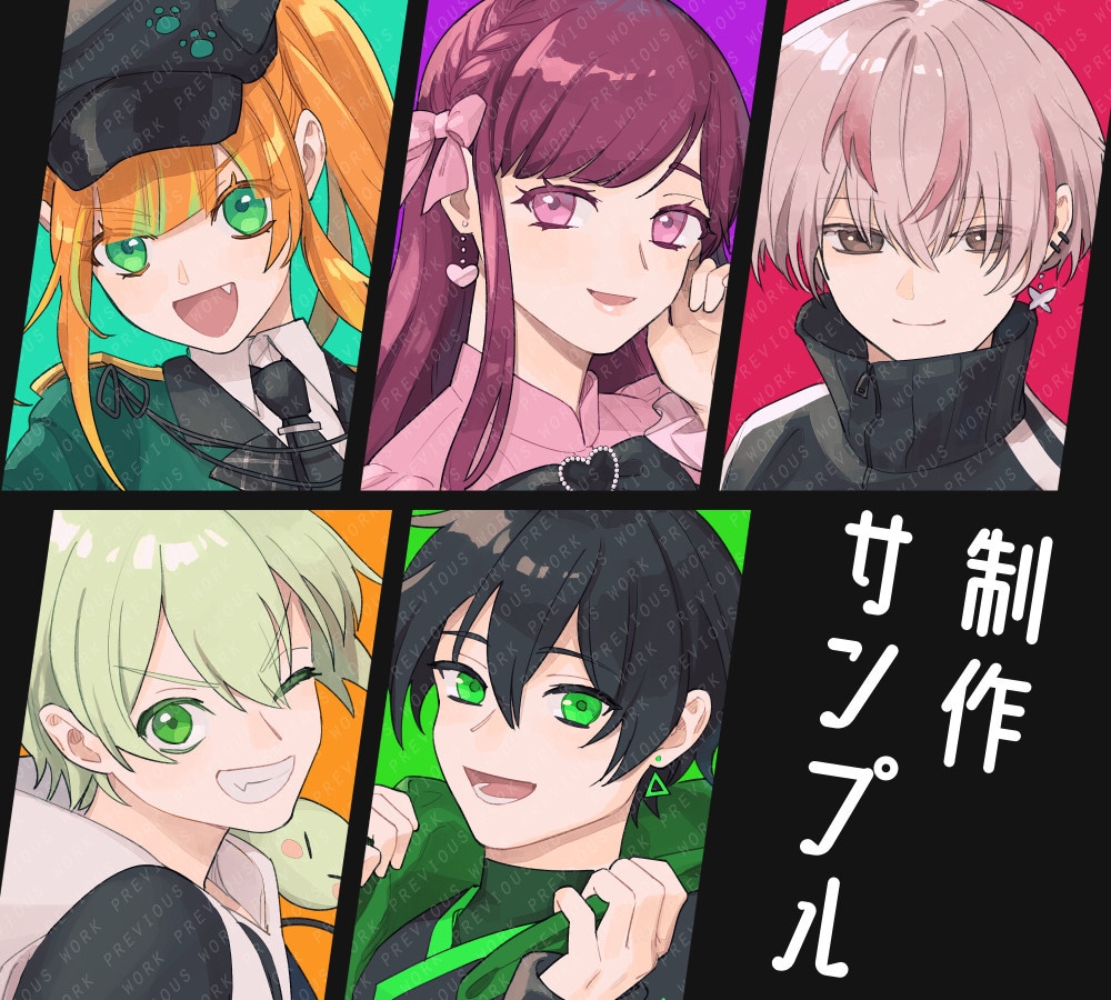 全身～ミニキャラまで対応可　キャライラスト描きます アイコン、立ち絵など　お好きな用途に イメージ6