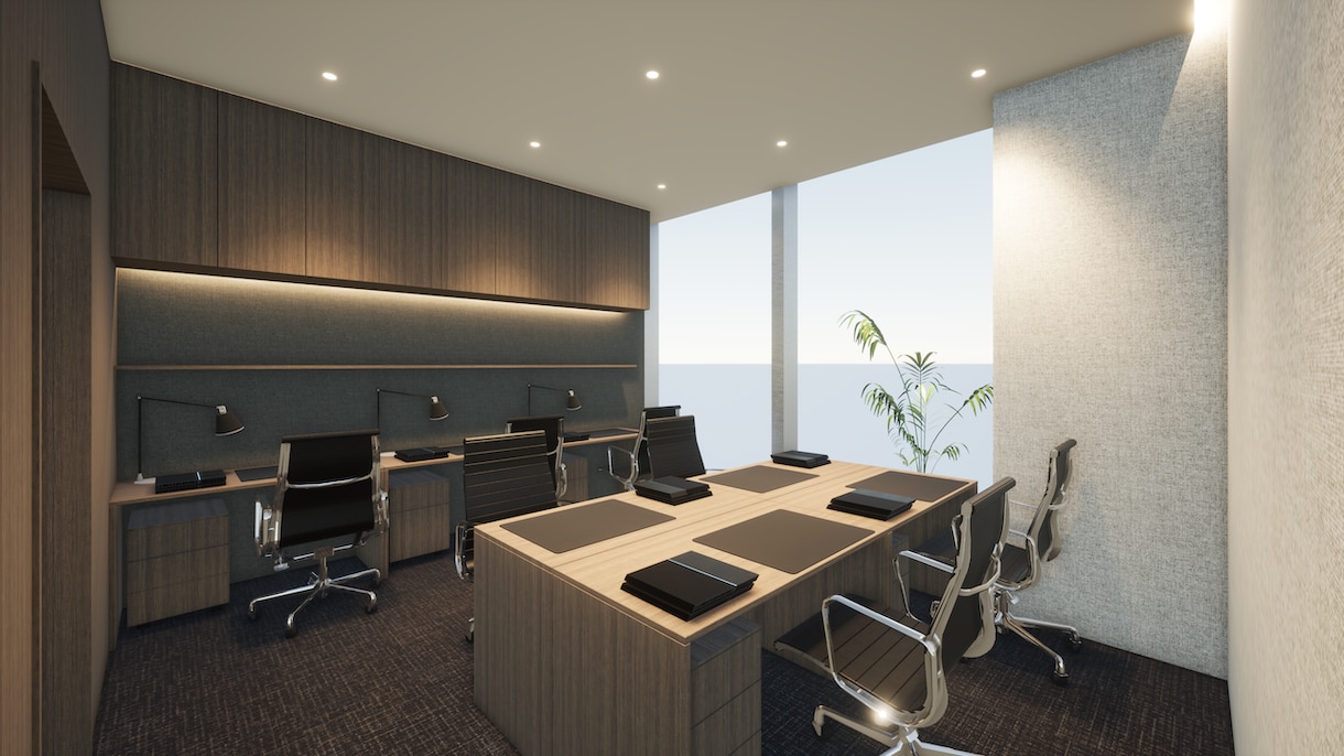 高品質なインテリアCGパース制作します プレゼンや広告に使える住宅・オフィス・店舗のCGパース イメージ3