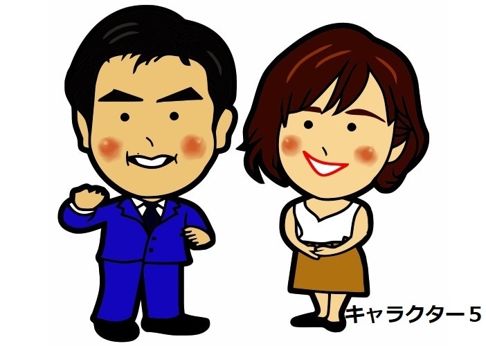 激似の２頭身似顔絵24時間以内に納品いたします スーパー（激似）スピード（即日納品）～2頭身似顔絵～キャラ イメージ6