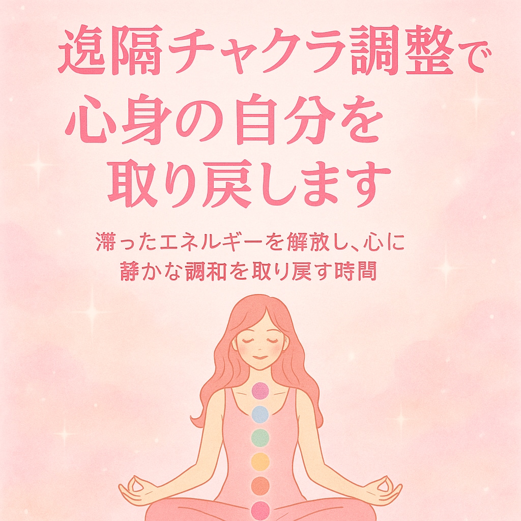 遠隔チャクラ調整で心身癒し本来の自分を取り戻します 滞ったエネルギーを解放し、心に静かな調和を取り戻す時間 イメージ1